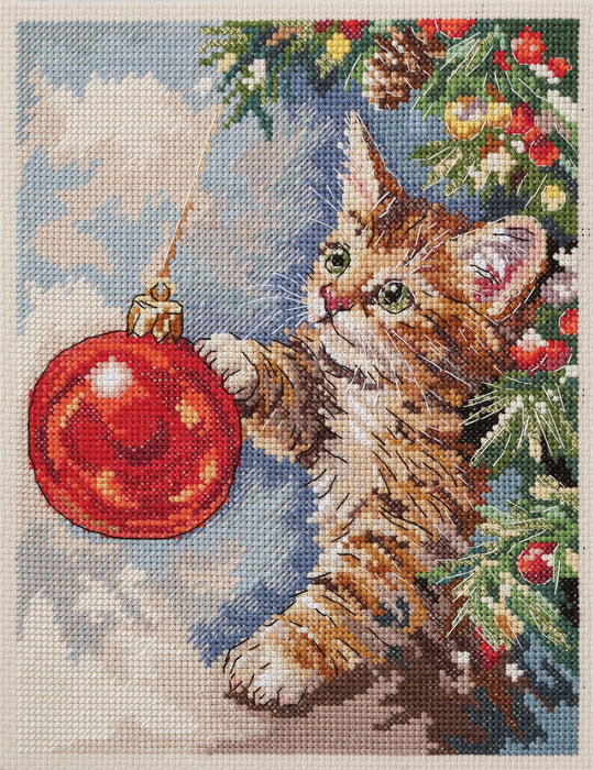 Cross-stitch kit - Furry rascal AH-328