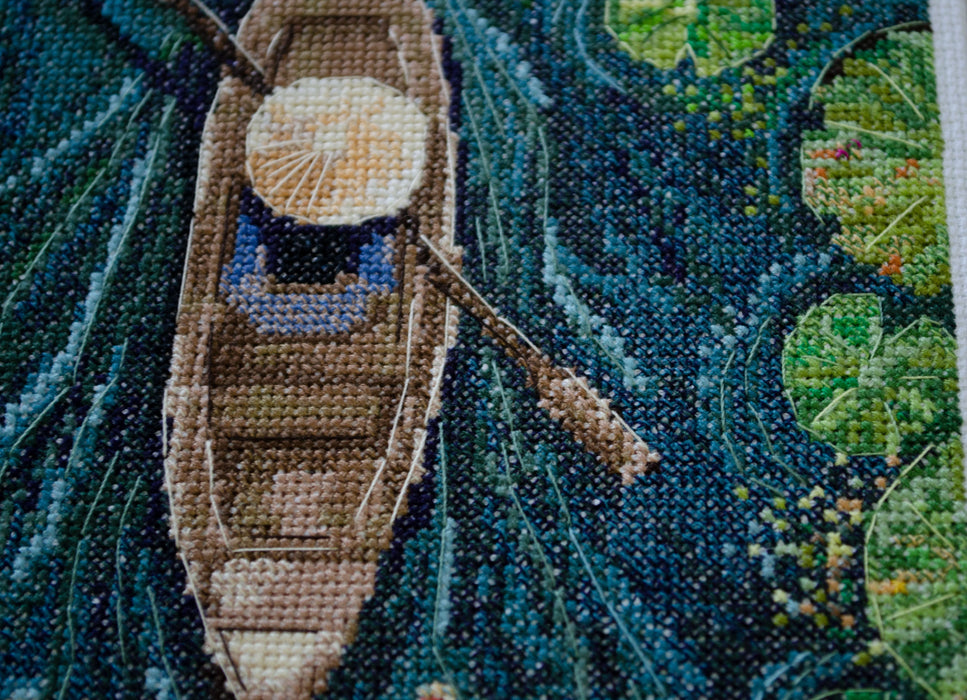 Cross-stitch kit - One in a canoe AH-170