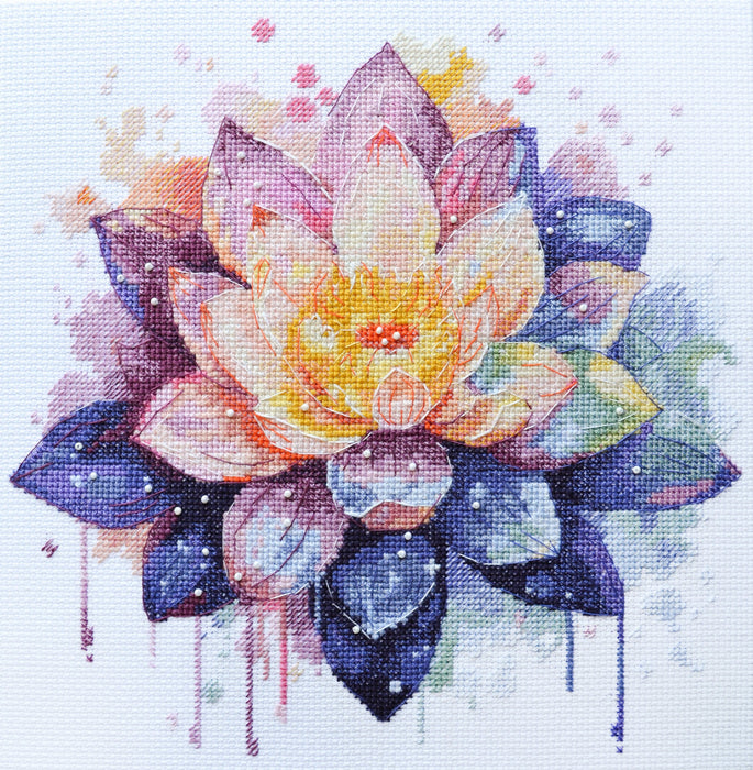 Cross-stitch kits - Shining lotus