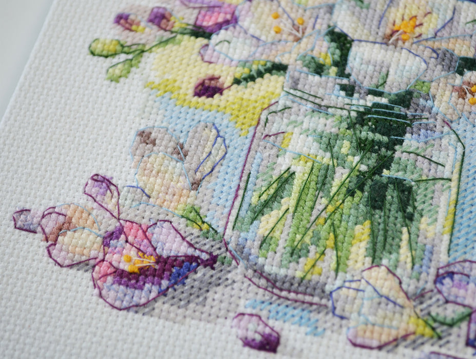 Cross-stitch kits - The first bouquet AH-228