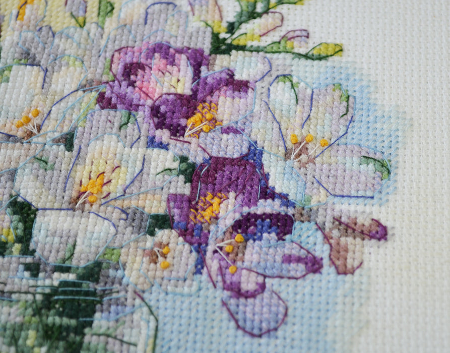 Cross-stitch kits - The first bouquet AH-228