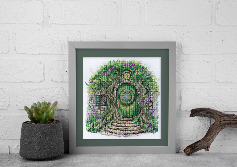 Cross-stitch kit - Where the elves live AH-267