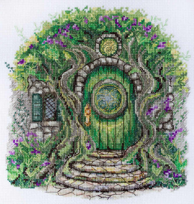 Cross-stitch kit - Where the elves live AH-267