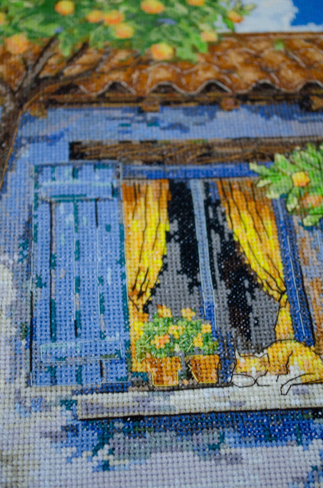Counted Cross-stitch kit -Mediterranean reverie