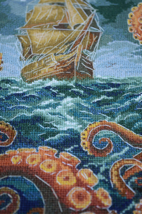Counted Cross-stitch kit - The abyss