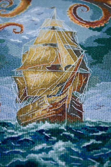 Counted Cross-stitch kit - The abyss