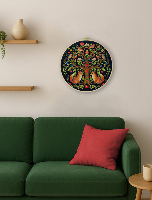 Counted Cross-stitch kit - The Tree of Forest Tales