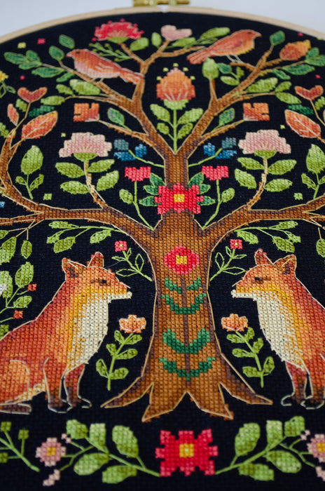 Counted Cross-stitch kit - The Tree of Forest Tales