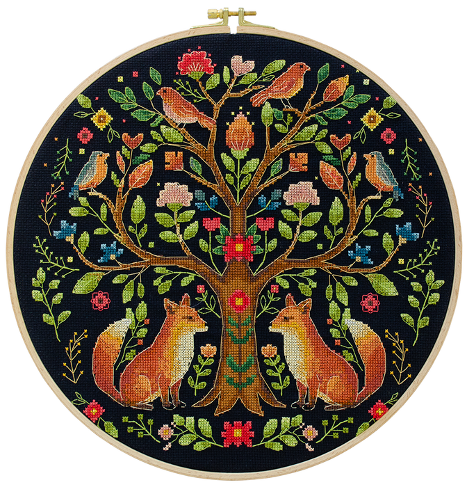 Counted Cross-stitch kit - The Tree of Forest Tales