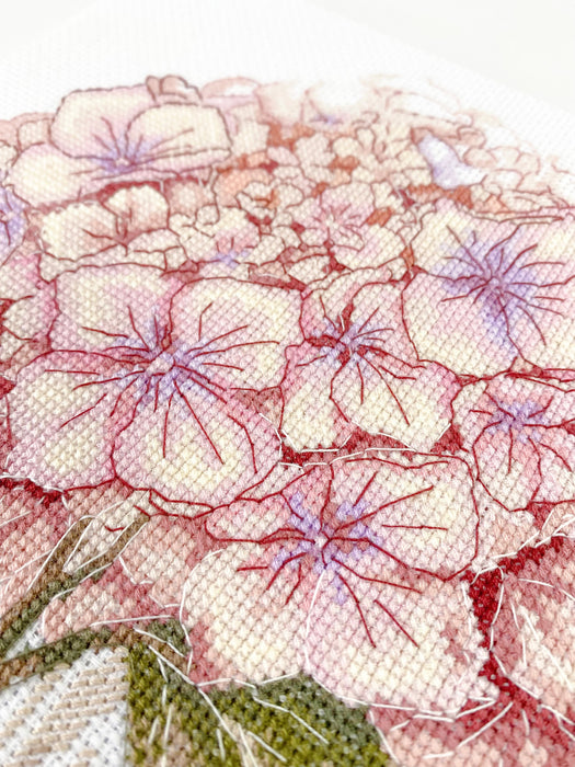 Cross-stitch kit - A Fragile Bloom AH-309
