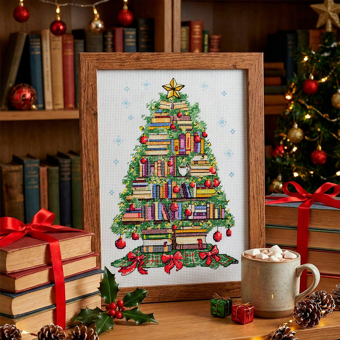 Cross-stitch kit - Reader's Christmas tree AH-315