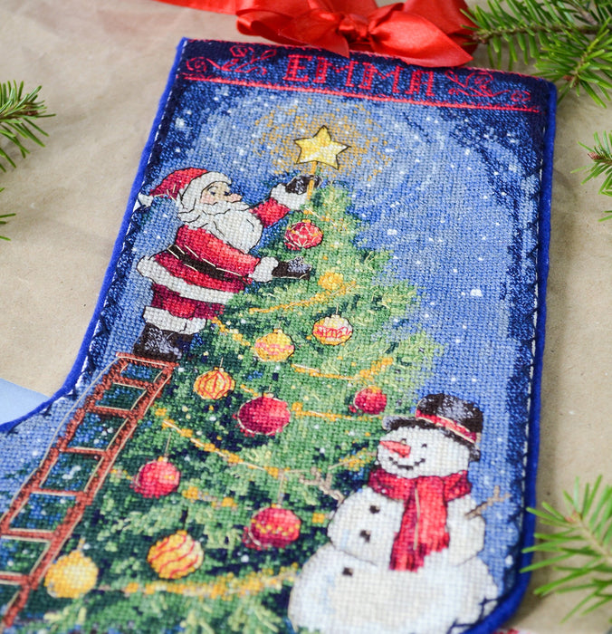 DIY Counted Cross-stitch boot kit - Spark the celebration