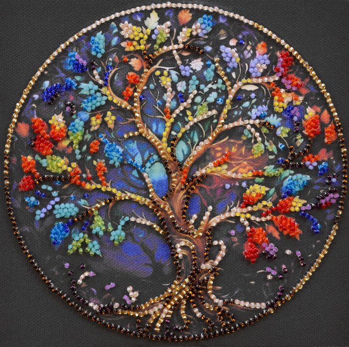 Bead embroidery kit - The color of life AM-252