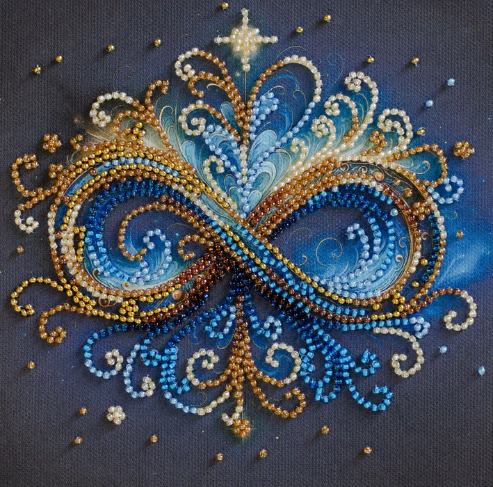 Mini Bead embroidery kit - Infinity AM-261