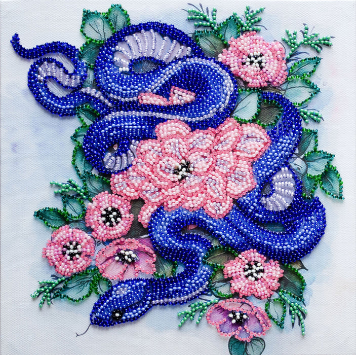 Mid-sized bead embroidery kit - Embrace of nature AMB-110