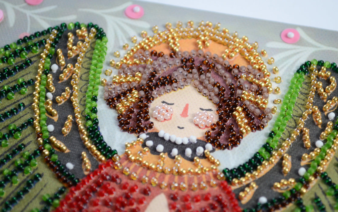 Bead embroidery kit - Guardian of the Christmas Miracle AMB-114