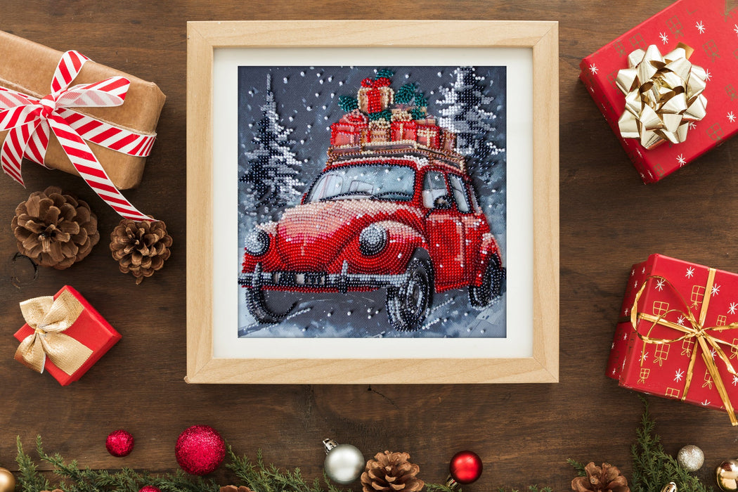 Mid-sized bead embroidery kit - Holiday Delivery