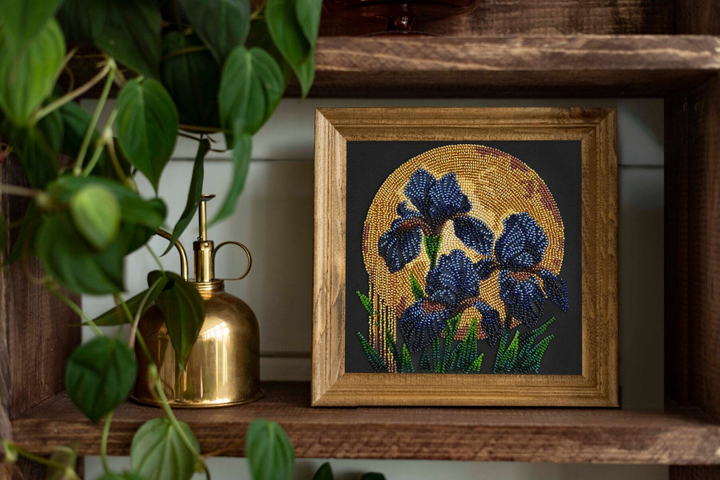 Mid-sized bead embroidery kit - Dancing in golden light