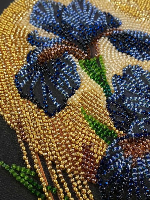 Mid-sized bead embroidery kit - Dancing in golden light