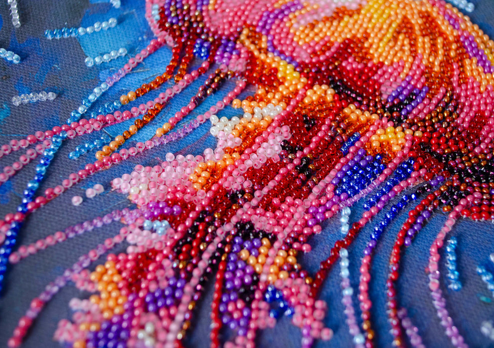 Mid-sized bead embroidery kit -Dangerous grace