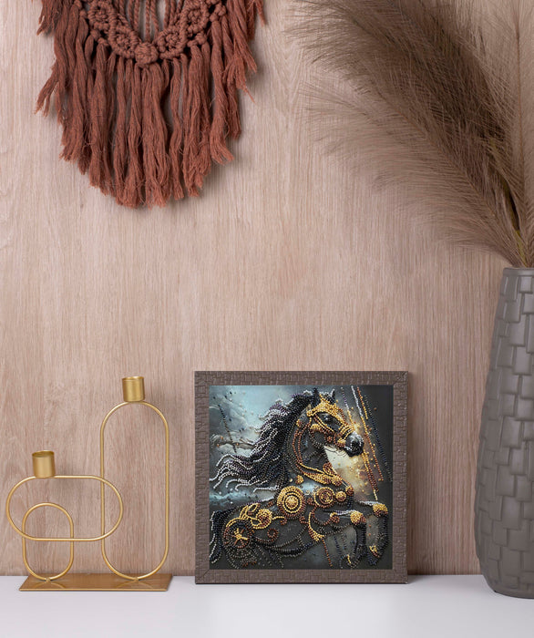 Mid-sized bead embroidery kit - Thunder of Darkness