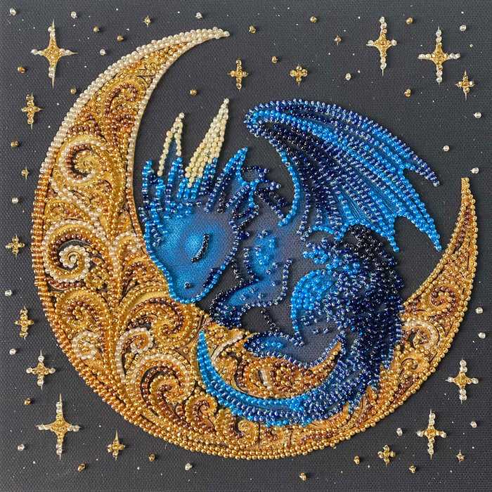 Mid-sized bead embroidery kit - Little One of Moonlit Legends