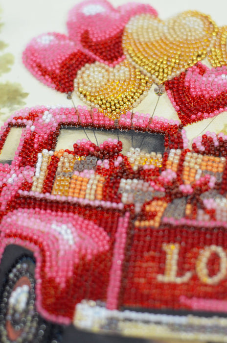 Bead embroidery kit - Gift Love AMB-132