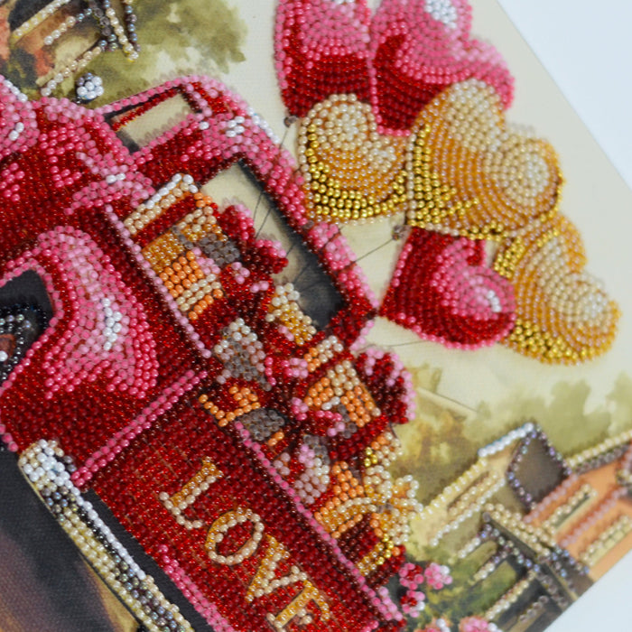 Bead embroidery kit - Gift Love AMB-132