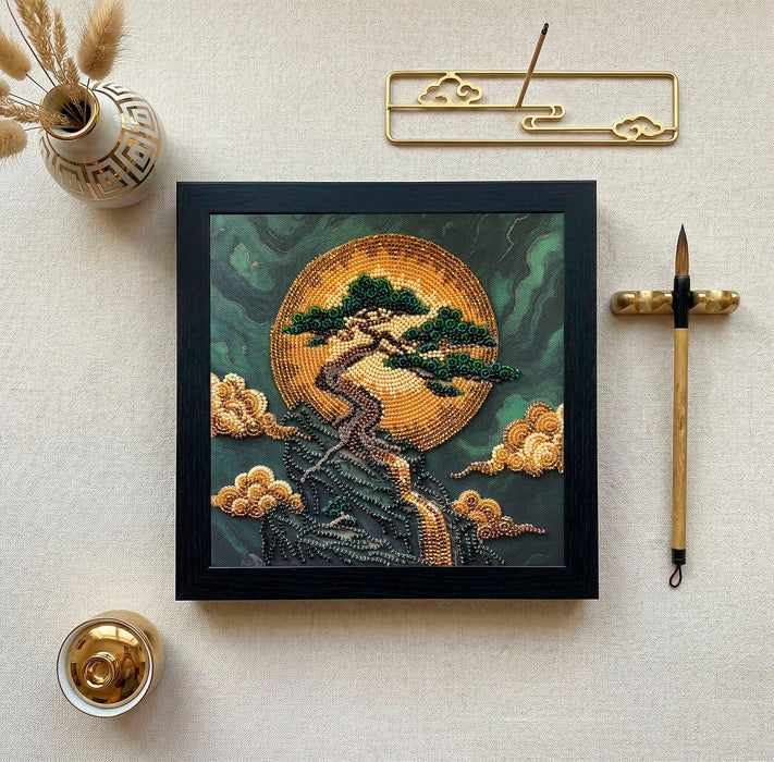 Bead embroidery kit - Tree of Wisdom AMB-134