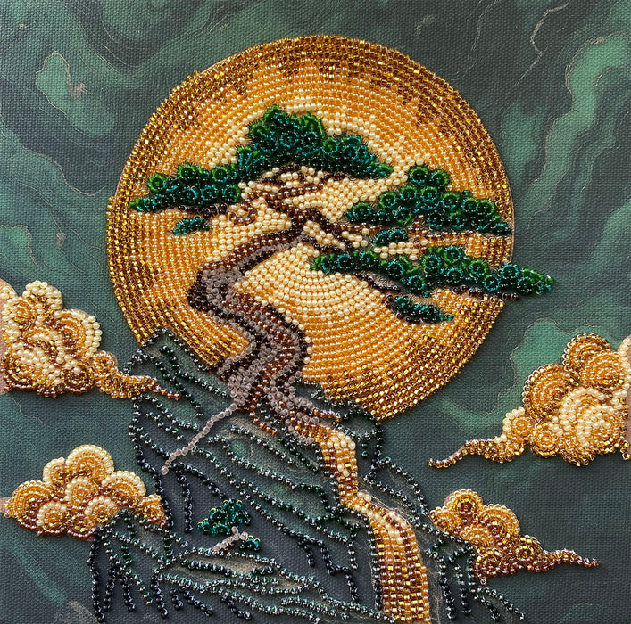 Bead embroidery kit - Tree of Wisdom AMB-134