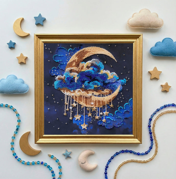 Bead embroidery kit - Cradle of Stellar Dreams AMB-138