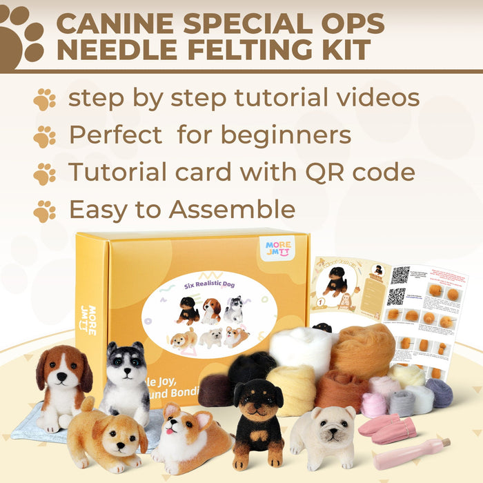 Golden Retriever Felting Kit F07AM3-550-N4