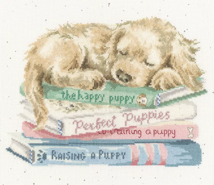 A Pup's Life XHD153 Counted Cross Stitch Kit