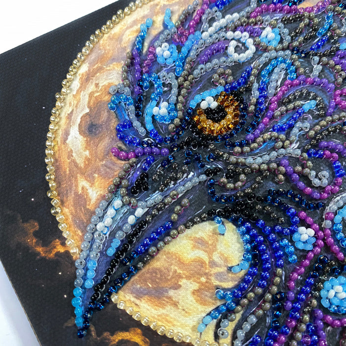 Mini Bead embroidery kit - Amber Gaze AM-270