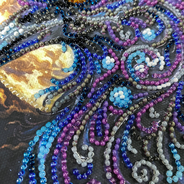 Mini Bead embroidery kit - Amber Gaze AM-270