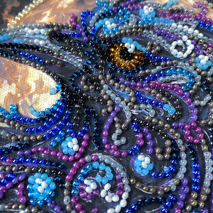 Mini Bead embroidery kit - Amber Gaze AM-270