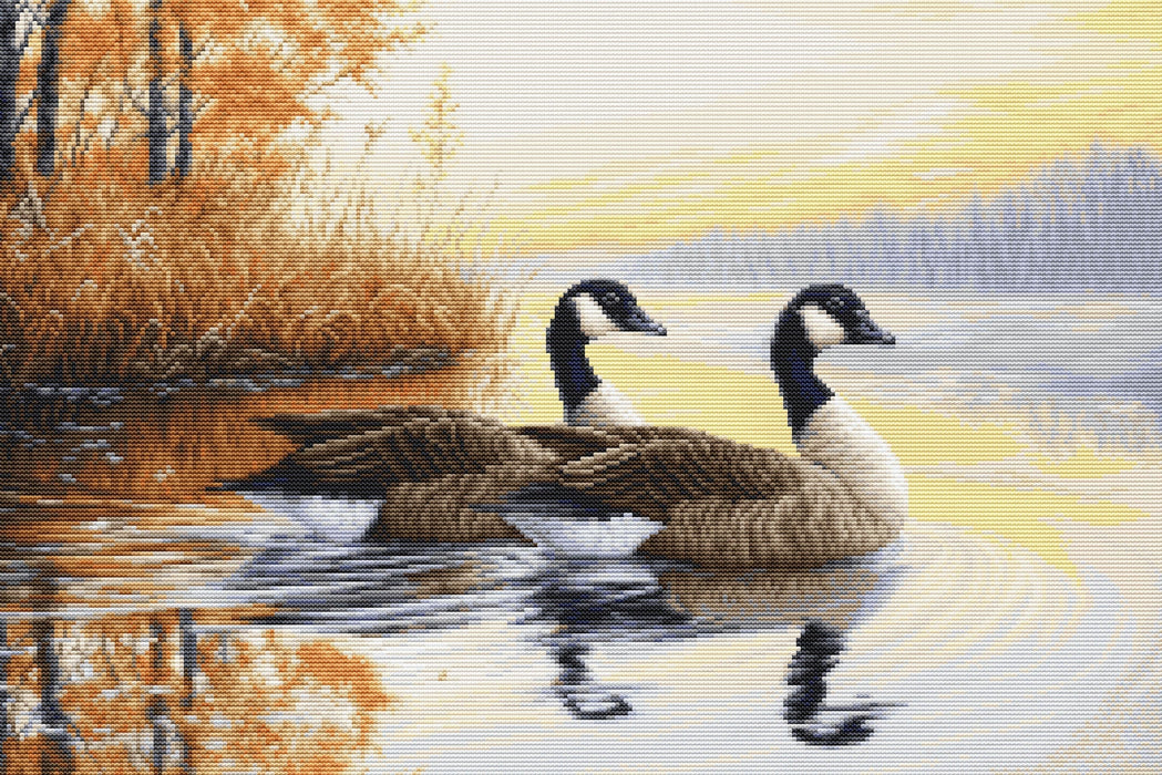 Autumn Reflections B728L Counted Cross-Stitch Kit