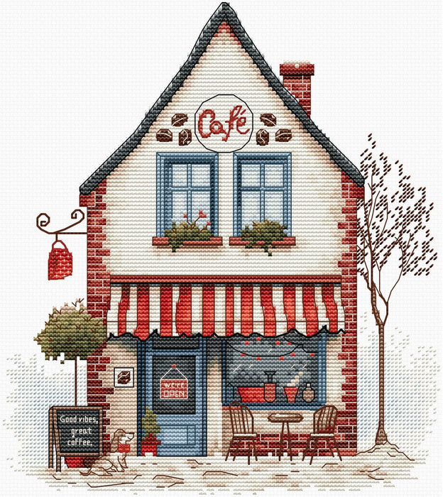 Welcome to Coffee! B1427L Counted Cross-Stitch Kit