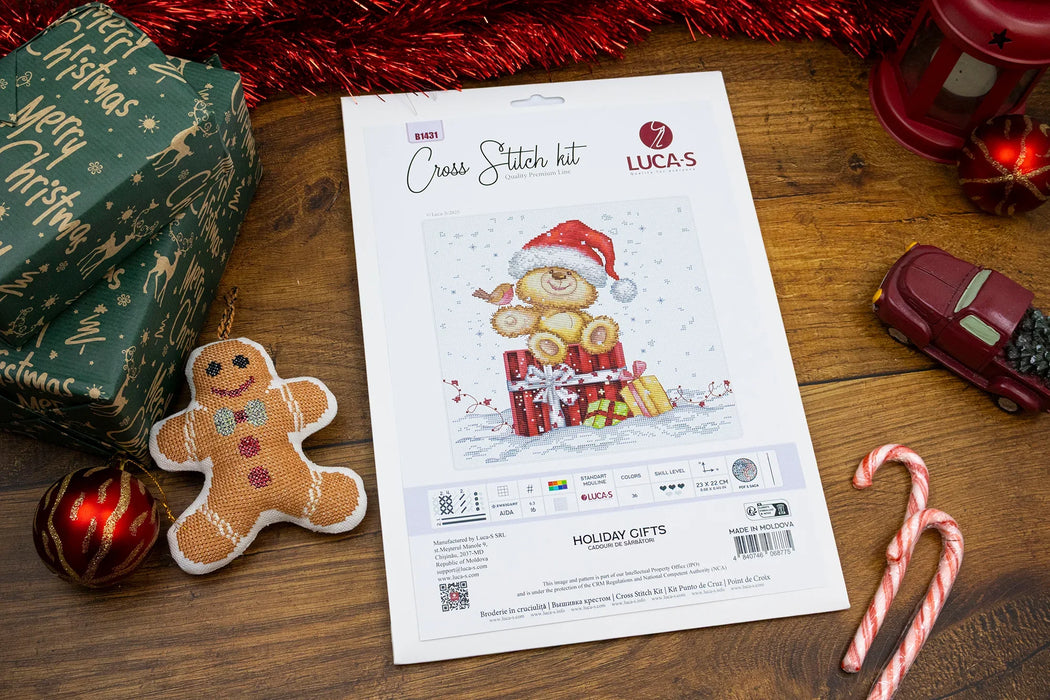 Holiday Gifts B1431L Counted Cross-Stitch Kit