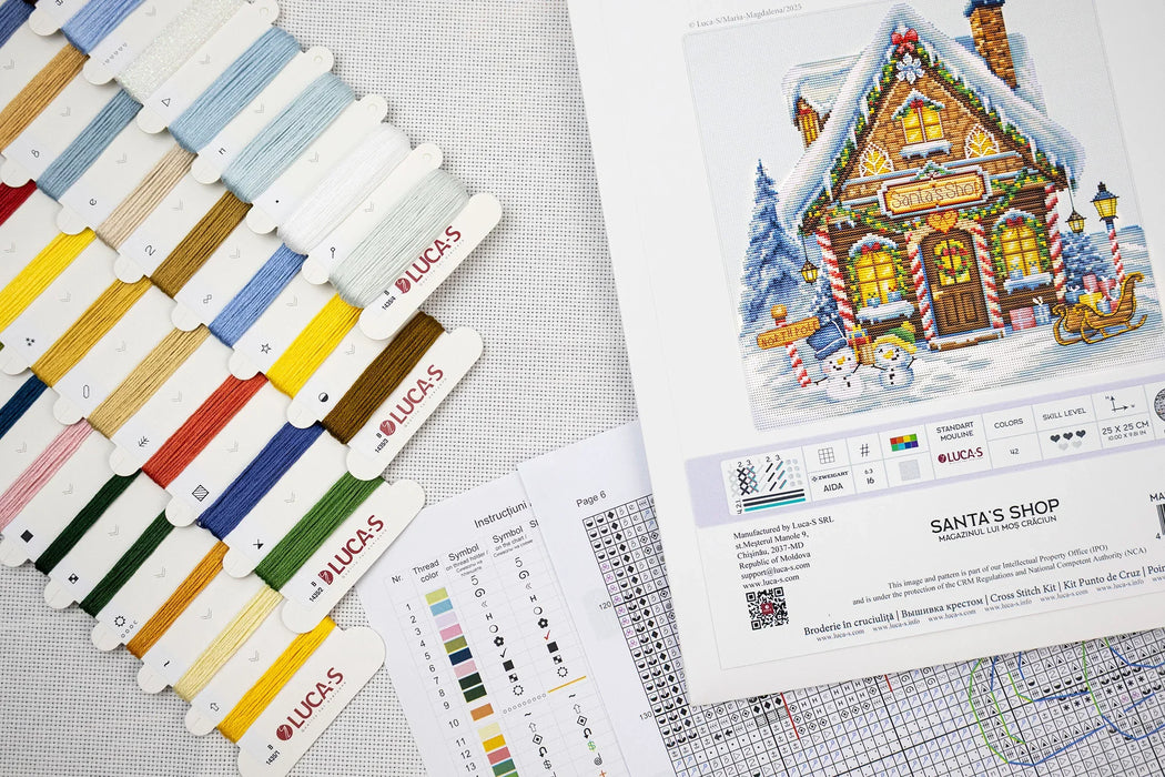 Santa'S Shop B1435L Counted Cross-Stitch Kit