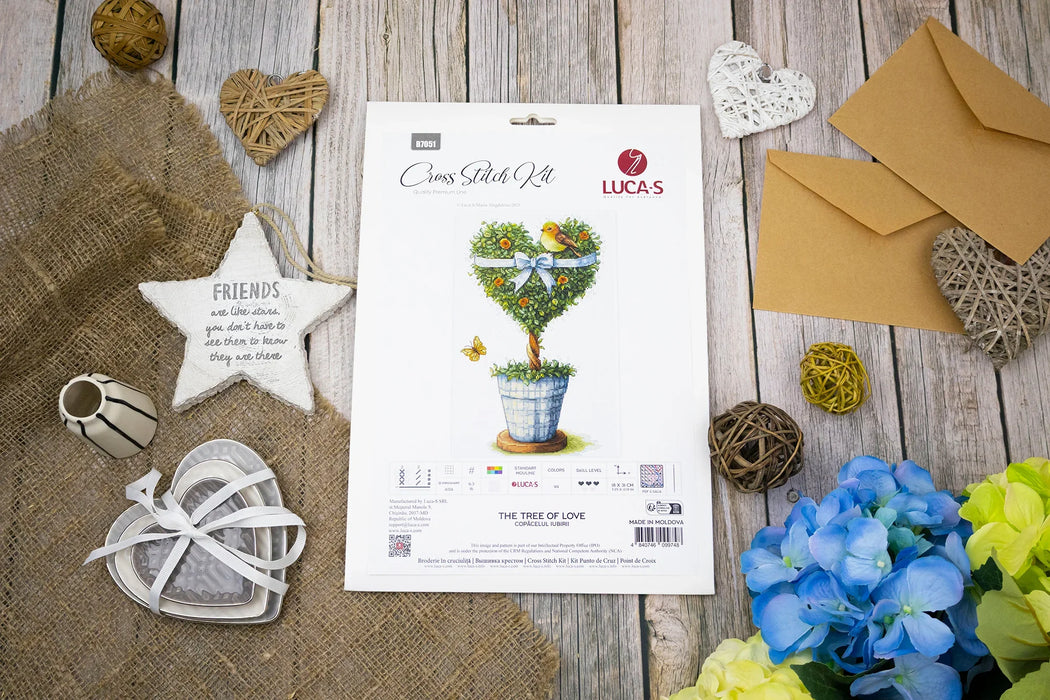 The Tree of Love  B7051L Counted Cross-Stitch Kit