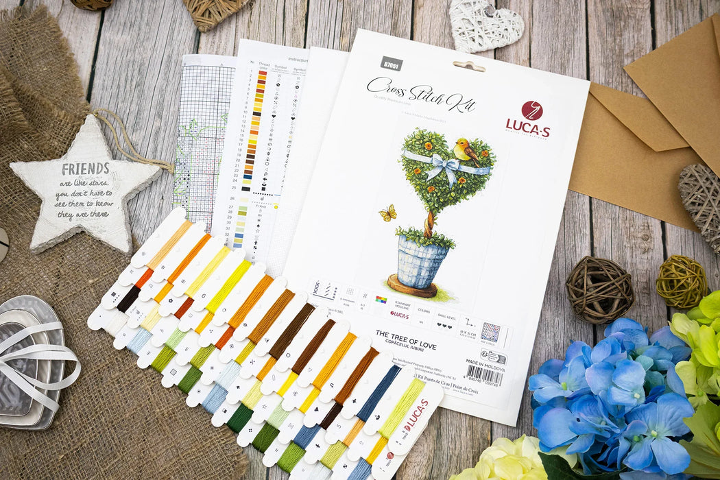 The Tree of Love  B7051L Counted Cross-Stitch Kit