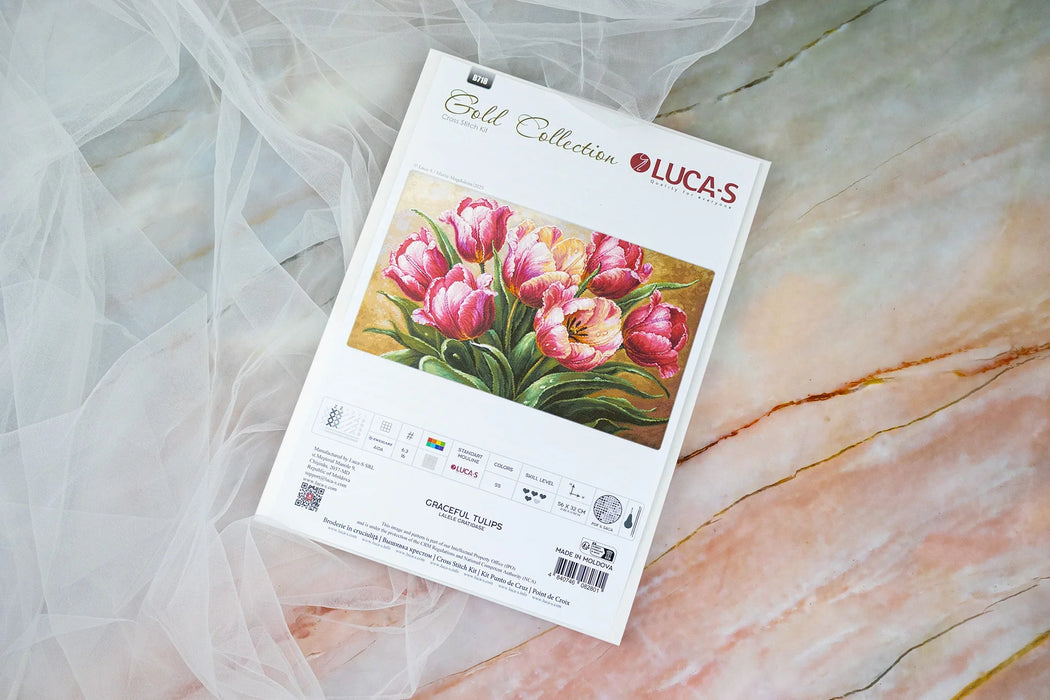 Graceful Tulips B718L Counted Cross-Stitch Kit