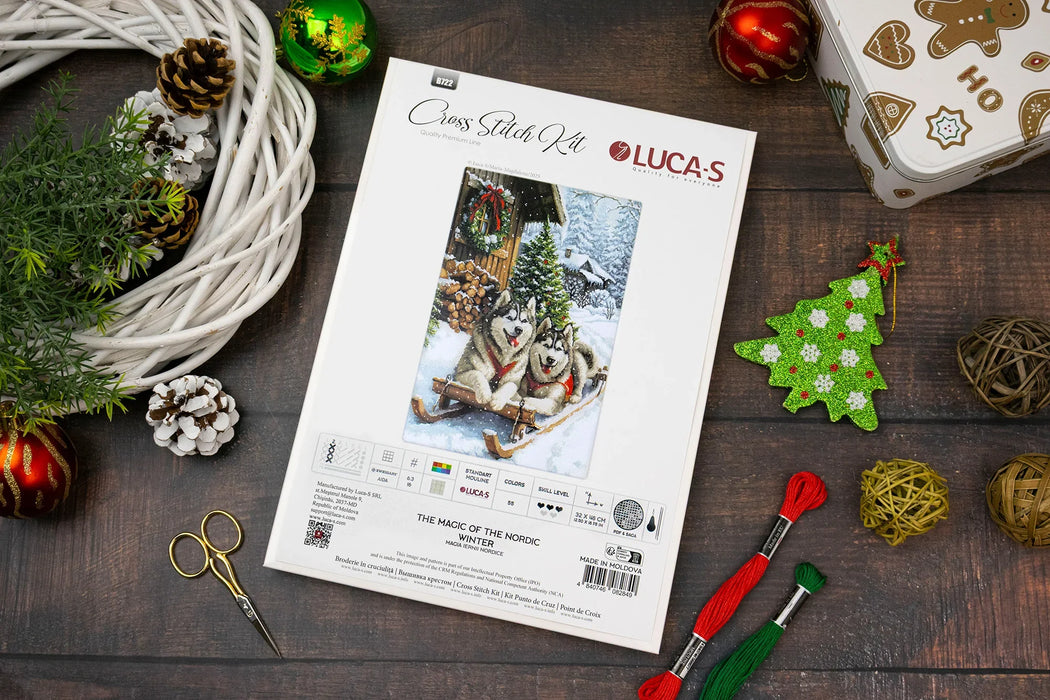 The Magic of the Nordic Winter B722L Counted Cross-Stitch Kit