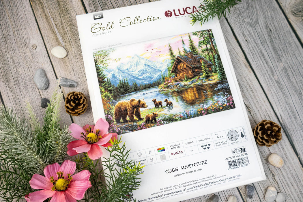 Cubs' Adventure B726L Counted Cross-Stitch Kit