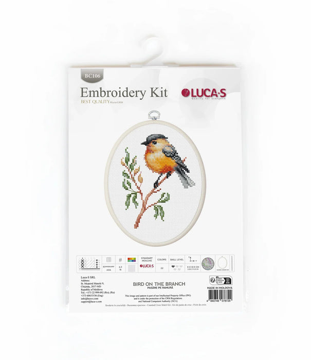 Bird On The Branch BC106L Counted Cross-Stitch Kit