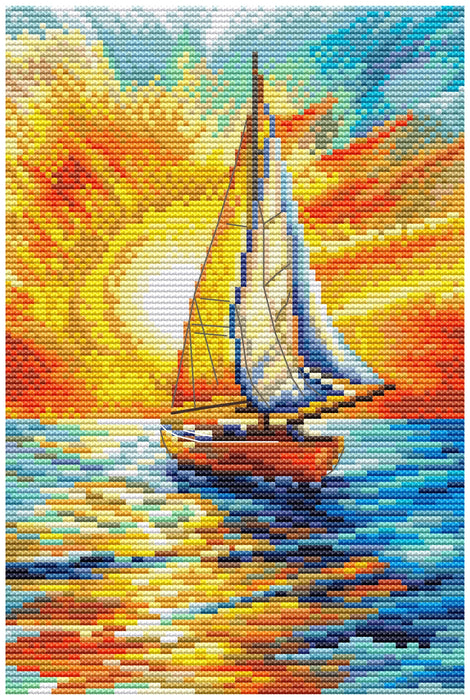 Sails in the Sunlight BC8101 Counted Cross Stitch Kit