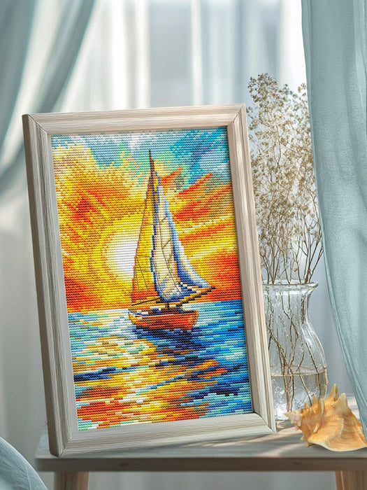 Sails in the Sunlight BC8101 Counted Cross Stitch Kit