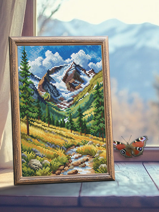 Mountain Path BC8104 Counted Cross Stitch Kit