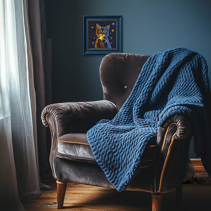 Kitten's Secret Stars BC8116 Counted Cross Stitch Kit